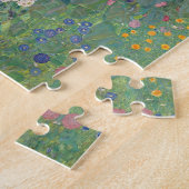 Puzzle Jardin agricole Tournesols par Gustav Klimt Peintu (Côté)