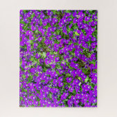 Puzzle Jardin aux fleurs violettes (*Challenging) (Vertical)