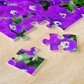 Puzzle Jardin aux fleurs violettes (*Challenging) (Côté)