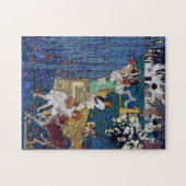 Puzzle Jardin avec chien et chat, Jessie Willcox Smith (Horizontal)