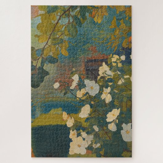 Puzzle Jardin Blanc (Vertical)
