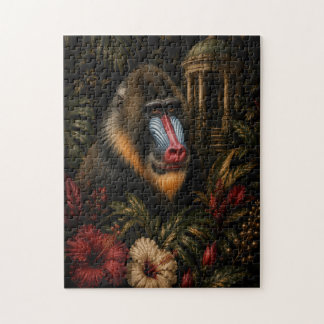 Puzzle Jardin botanique de Mandrill : anniversaire marqua