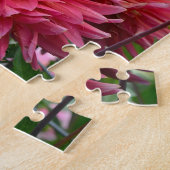 Puzzle Jardin d'agrément rose de dahlia (Côté)