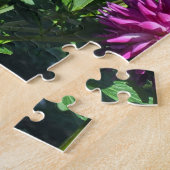 Puzzle Jardin dahlia violet (Côté)