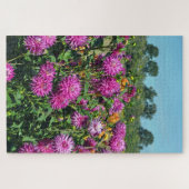 Puzzle Jardin dahlia violet (Horizontal)