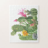 Puzzle Jardin d'aquarelle de Cactus (Vertical)