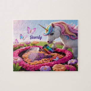 Puzzle Jardin d'art de licorne fantaisiste, Papillon magi