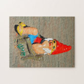 Puzzle Jardin de bronzage gnome 252-pc (Horizontal)