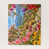 Puzzle Jardin de colibris (Vertical)