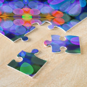 Puzzle Jardin de Fleur sauvage de libellules Abstrait Flo (Côté)