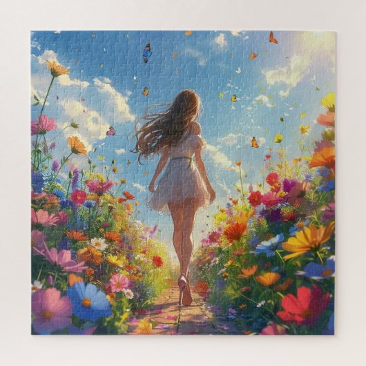 Puzzle Jardin de fleurs (Vertical)