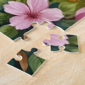 Puzzle Jardin de fleurs Papillon Art (Côté)