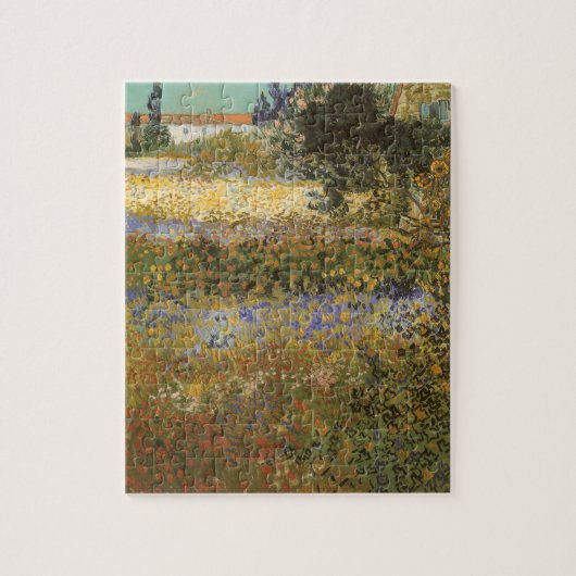 Puzzle Jardin de fleurs par Vincent van Gogh (Vertical)