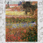 Puzzle Jardin de fleurs par Vincent van Gogh<br><div class="desc">Flower Garden de Vincent van Gogh est un post impressionnisme d'art vintage peinture paysage nature. Vue sur les jardins fleuris au printemps. Une ferme est au loin. À propos de l'artiste : Vincent Willem van Gogh (1853-1890) fut l'un des peintres Post impressionnistes les plus célèbres de son époque. Son travail...</div>