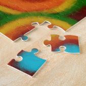 Puzzle Jardin de fleurs, peinture numérique abstraite (Côté)