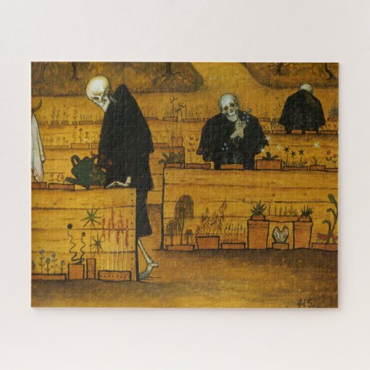 Puzzle Jardin de la mort (par Hugo Simberg) (Horizontal)