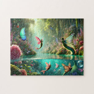 Puzzle Jardin de la Sirène aux Ailes de Papillon auxQueue