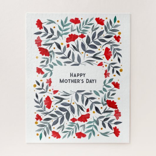 Puzzle Jardin de l'aquarelle magique Fête des mères (Vertical)