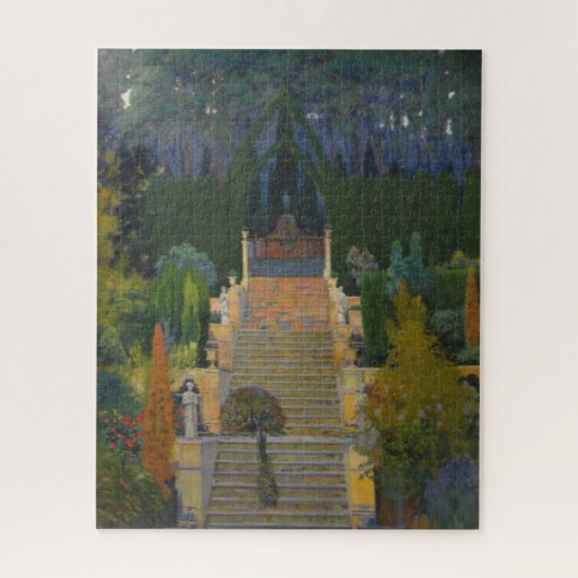 Puzzle Jardin de Majorque (par Santiago Rusiñol) (Vertical)
