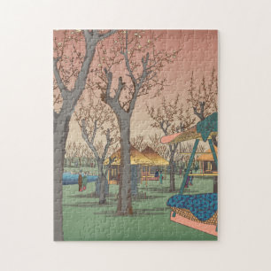 Puzzle Jardin De Plums Par Hiroshige