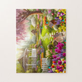 Puzzle Jardin de printemps / Œufs de l'est (Vertical)