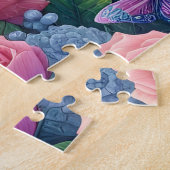 Puzzle Jardin de roses de licorne florale (Côté)