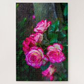 Puzzle Jardin de roses rouges (Vertical)
