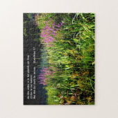 Puzzle Jardin de tourbières avec 1 Corinthiens 3:7 (Vertical)
