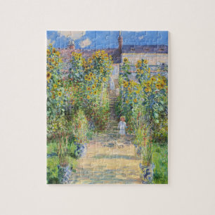 Puzzle Jardin de tournesols de Claude Monet à Vétheuil