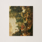 Puzzle Jardin d'Éden (huile sur la toile) (Vertical)