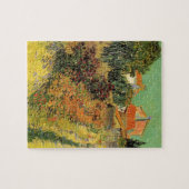 Puzzle Jardin derrière une maison par Vincent van Gogh (Horizontal)