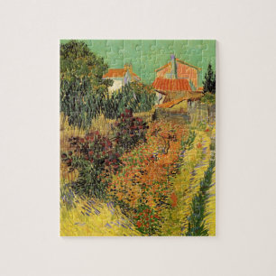 Puzzle Jardin derrière une maison par Vincent van Gogh