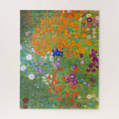 Puzzle Jardin des fleurs de Gustav Klimt (Vertical)
