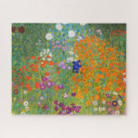 Puzzle Jardin des fleurs de Gustav Klimt<br><div class="desc">Veuillez visiter mon magasin pour plus de design intéressant et plus de choix de couleurs.
=> zazzle.com/colorfulworld*</div>
