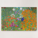 Puzzle Jardin des fleurs de Gustav Klimt<br><div class="desc">Veuillez visiter mon magasin pour plus de design intéressant et plus de choix de couleurs.
=> zazzle.com/colorfulworld*</div>