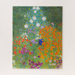 Puzzle Jardin des fleurs par Gustav Klimt<br><div class="desc">S'il vous plaît visitez mon magasin pour un design plus intéressant et plus de choix de couleurs.
=> zazzle.com/colorfulworld*</div>