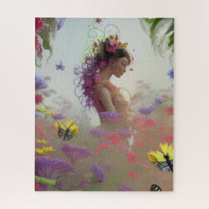 Puzzle Jardin des papillons IA généré