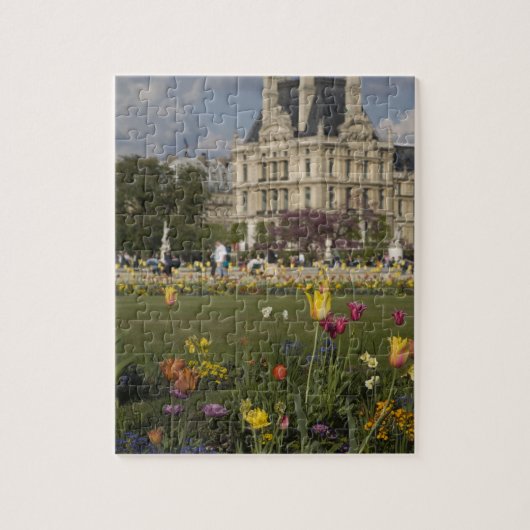 Puzzle Jardin des Tuileries, Louvre, Paris, France (Vertical)