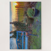 Puzzle Jardin d'hiver au coucher du soleil (Vertical)