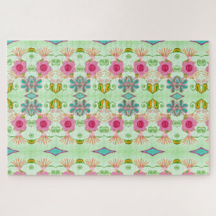 Puzzle Jardin Éclectique Enchantant : Beauté Florale Dive