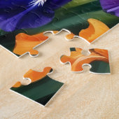 Puzzle Jardin en iris coloré (Côté)