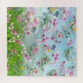 Puzzle Jardin fleur sauvage sous un ciel ensoleillé (Horizontal)