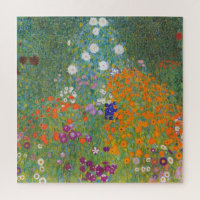 Jardin Fleur Vibrant - Gustav Klimt