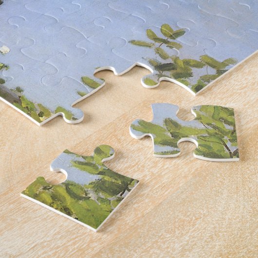 Puzzle Jardin fleuri à Sainte Adresse par Claude Monet (Côté)