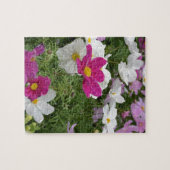 Puzzle Jardin fleuri cosmos coloré (Horizontal)