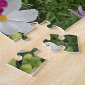 Puzzle Jardin fleuri cosmos coloré (Côté)