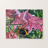 Puzzle Jardin fleuri d'abeille (Horizontal)