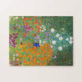 Puzzle Jardin fleuri | Gustav Klimt (Horizontal)