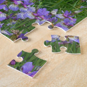 Puzzle Jardin Floral violet d'Iris (Côté)
