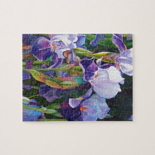 Puzzle Jardin Flower Iris (Horizontal)